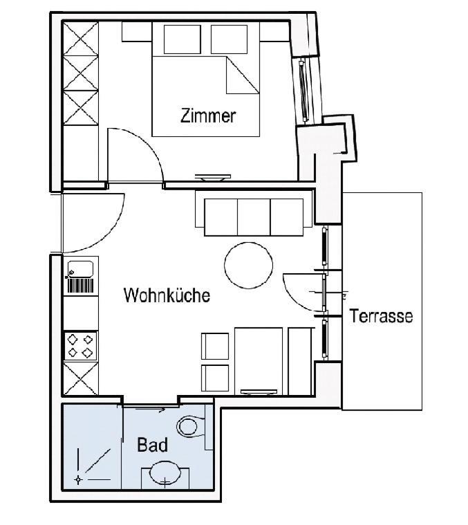 Apart- Hotel Sonnhof Royal Serfaus Exteriör bild